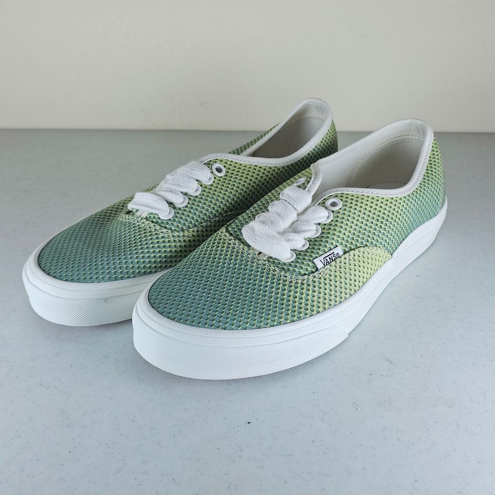 New Vans Authentic Halftone‎ Green Retro Flat shoe size womens 8 mens 6.5